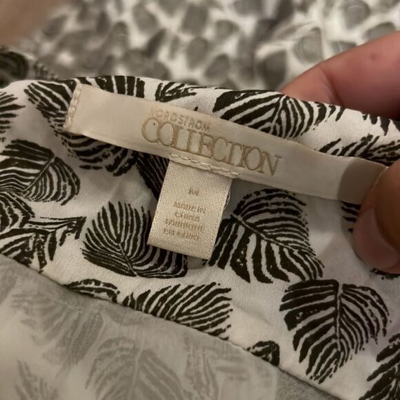 Nordstrom collection medium silk sheath print dress - Picture 6 of 8